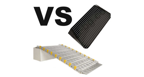 Rubber Threshold Ramp or Aluminum Ramp 